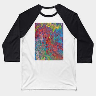 Surprise Me - fluid art Baseball T-Shirt